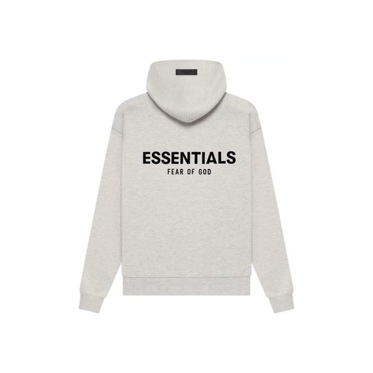 Fear of God Essentials Hoodie Light Oatmeal SS22 Back