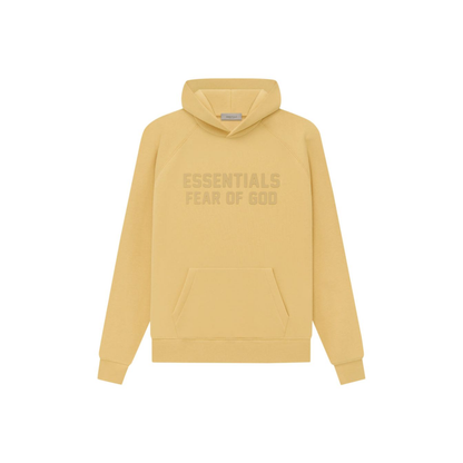 Fear of God Essentials Hoodie Light Tuscan SS23 Front