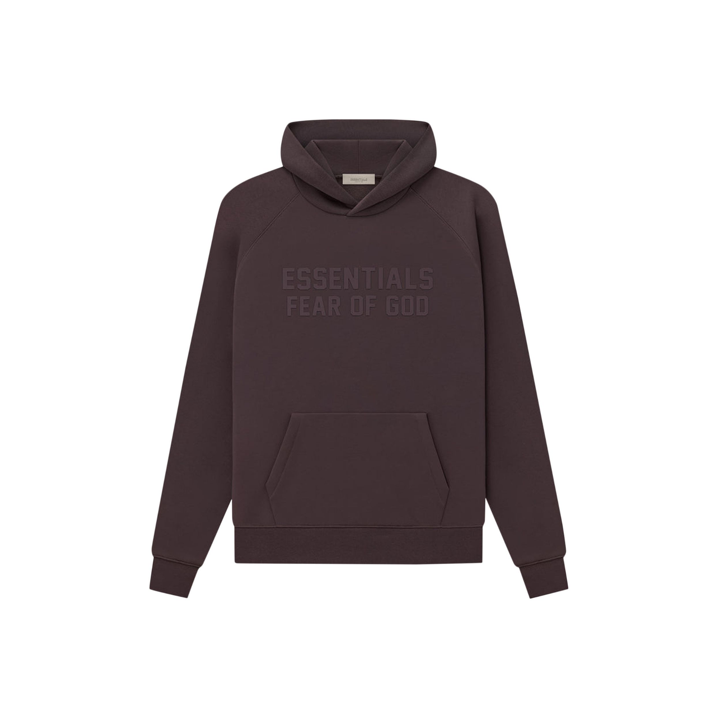 Fear of God Essentials Hoodie Plum SS23 Front