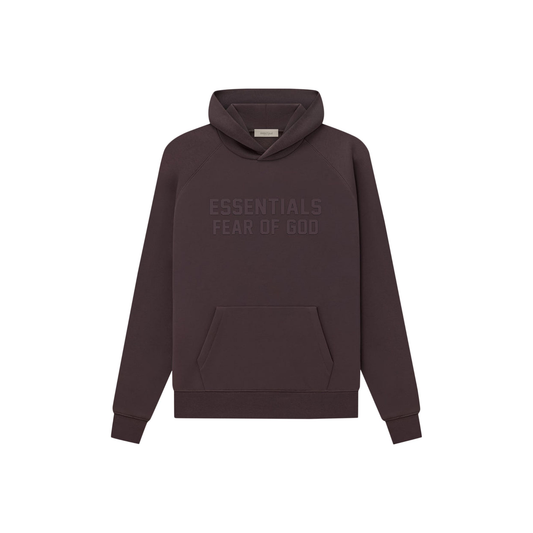 Fear of God Essentials Hoodie Plum SS23 Front