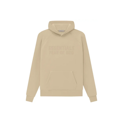 Fear of God Essentials Hoodie Sand SS23 Front