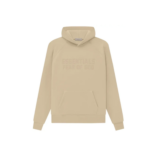Fear of God Essentials Hoodie Sand SS23 Front