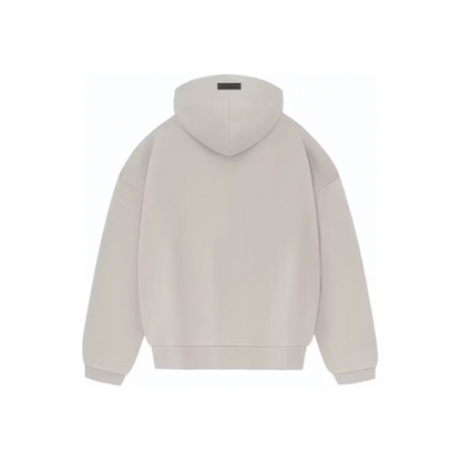 Fear of God Essentials Hoodie Silver Cloud FW23 Back