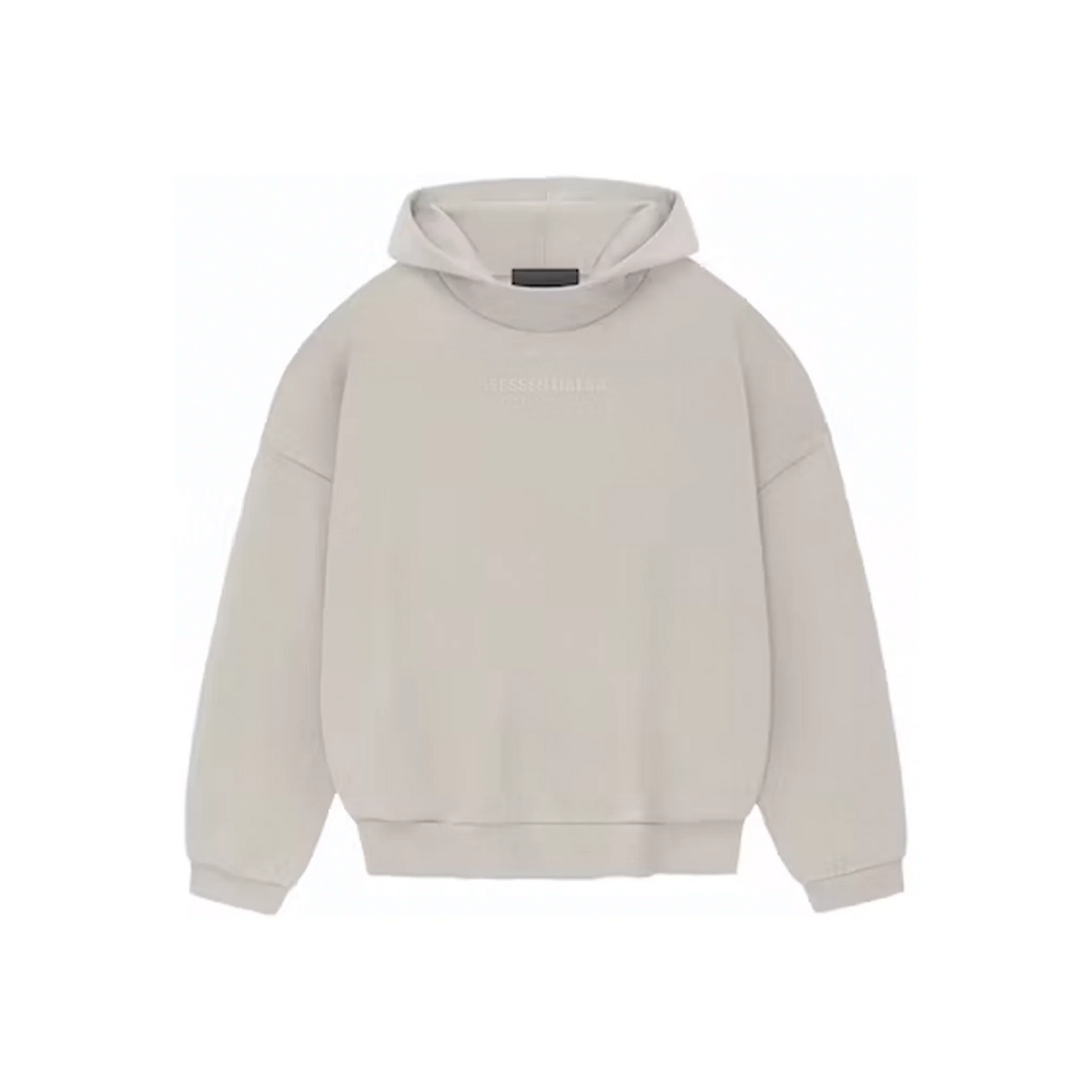 Fear of God Essentials Hoodie Silver Cloud FW23 Front