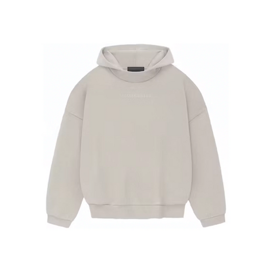 Fear of God Essentials Hoodie Silver Cloud FW23 Front