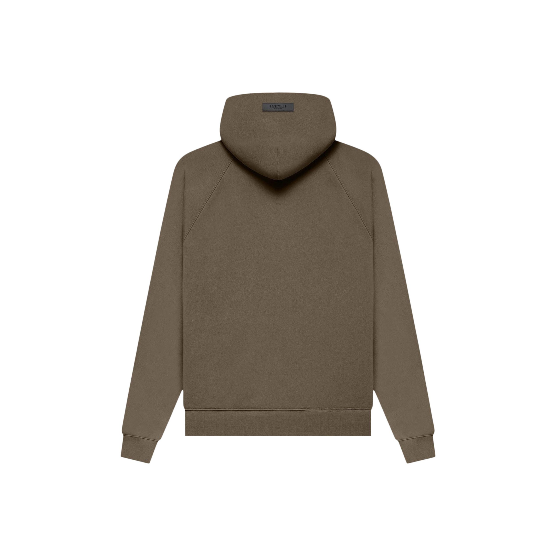 Fear of God Essentials Hoodie Wood FW22 Back