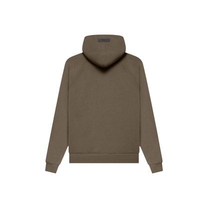 Fear of God Essentials Hoodie Wood FW22 Back
