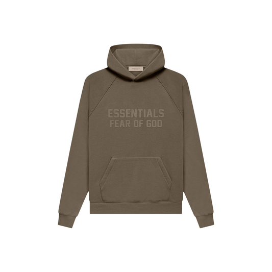 Fear of God Essentials Hoodie Wood FW22 Front