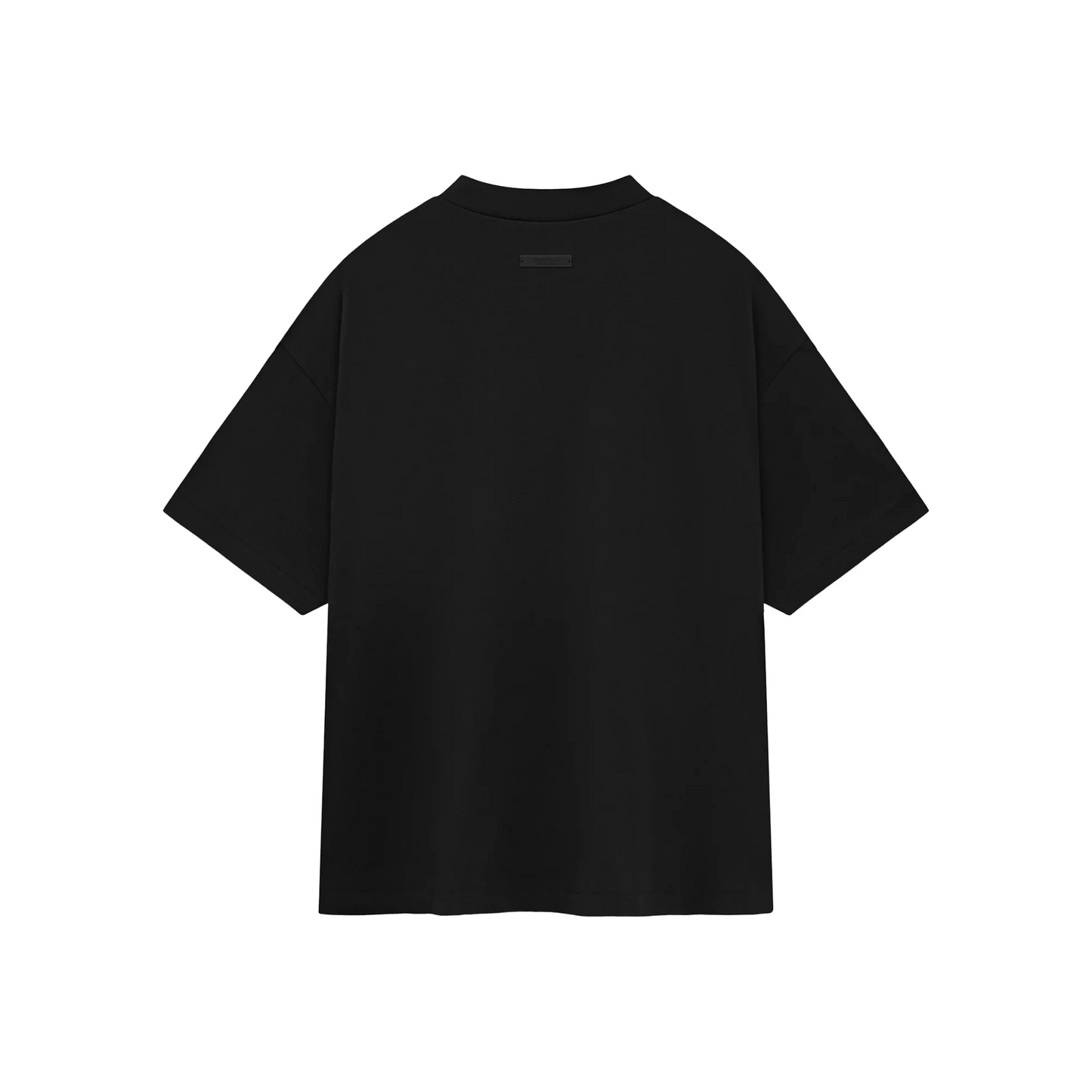 Fear of God Essentials Jersey Crewneck Tee Black FW24 Back