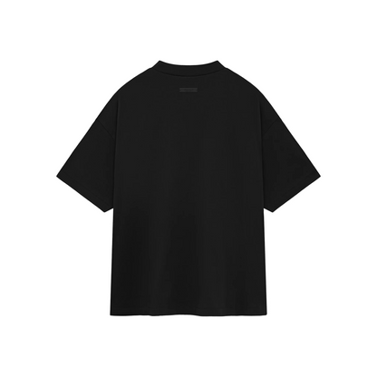 Fear of God Essentials Jersey Crewneck Tee Black FW24 Back