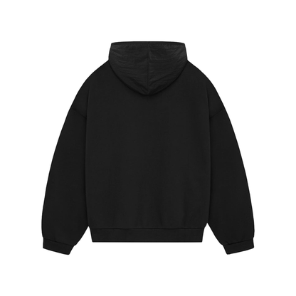 Fear of God Essentials Nylon Fleece Hoodie Black Back