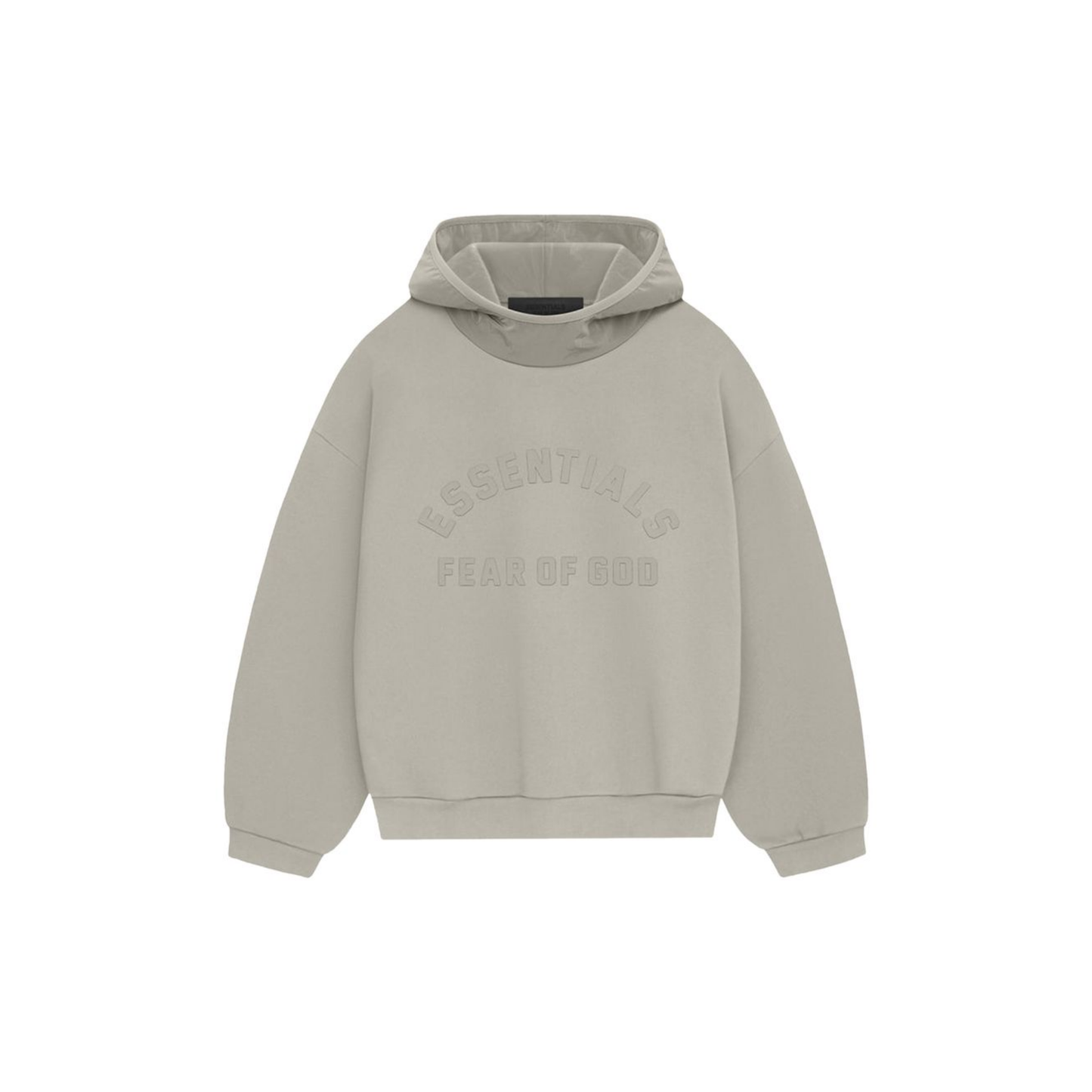 Fear of God Essentials Nylon Fleece Hoodie Seal SS24 Front