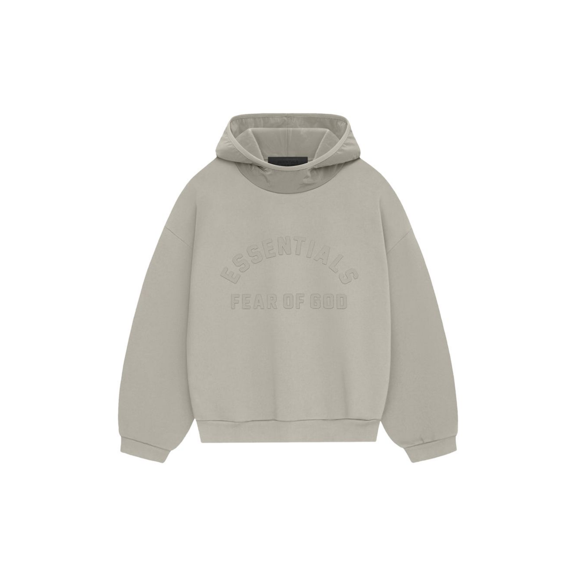 Fear of God Essentials Nylon Fleece Hoodie Seal SS24 Front