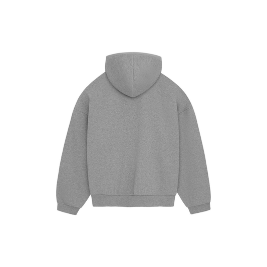 Fear of God Essentials Pullover Hoodie Dark Heather Oatmeal FW23 Back