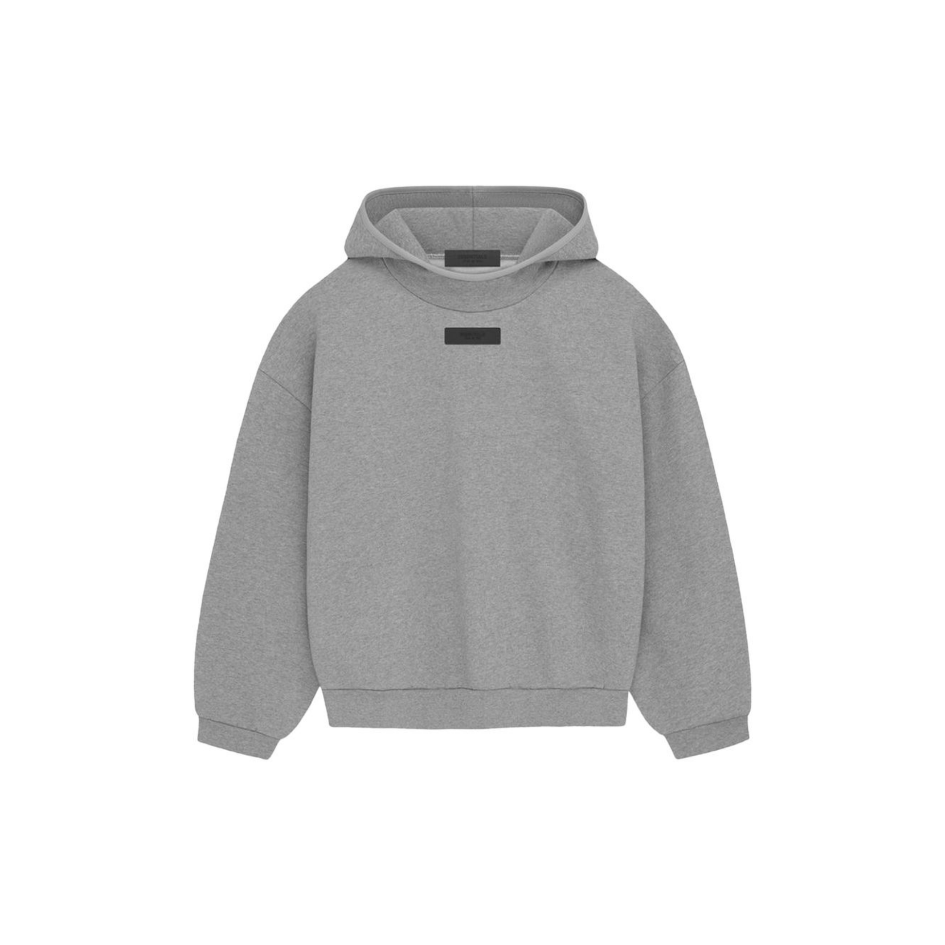 Fear of God Essentials Pullover Hoodie Dark Heather Oatmeal FW23 Front