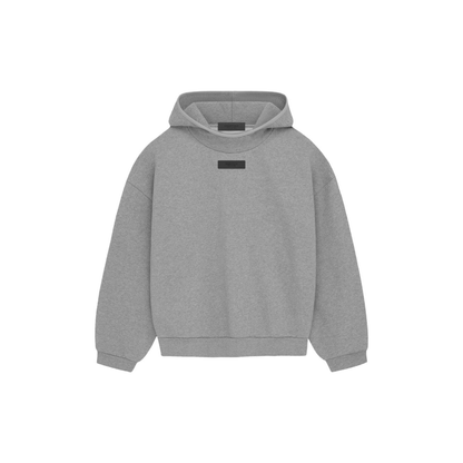 Fear of God Essentials Pullover Hoodie Dark Heather Oatmeal FW23 Front