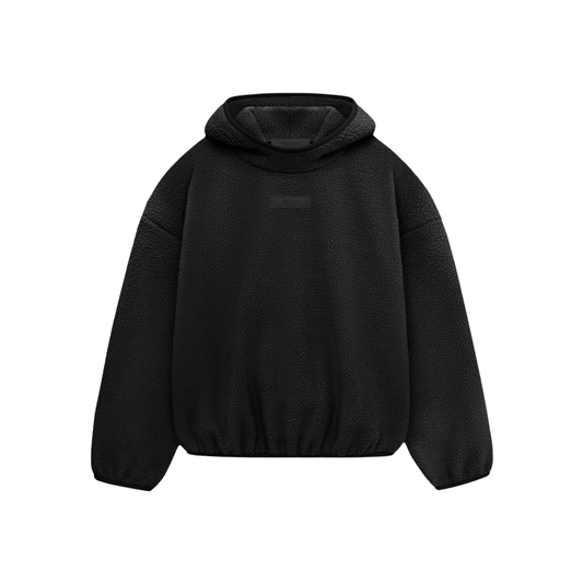 Fear of God Essentials Pullover Hoodie Jet Black Front