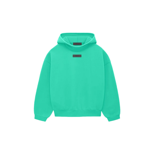 Fear of God Essentials Pullover Hoodie Mint Leaf FW23 Front