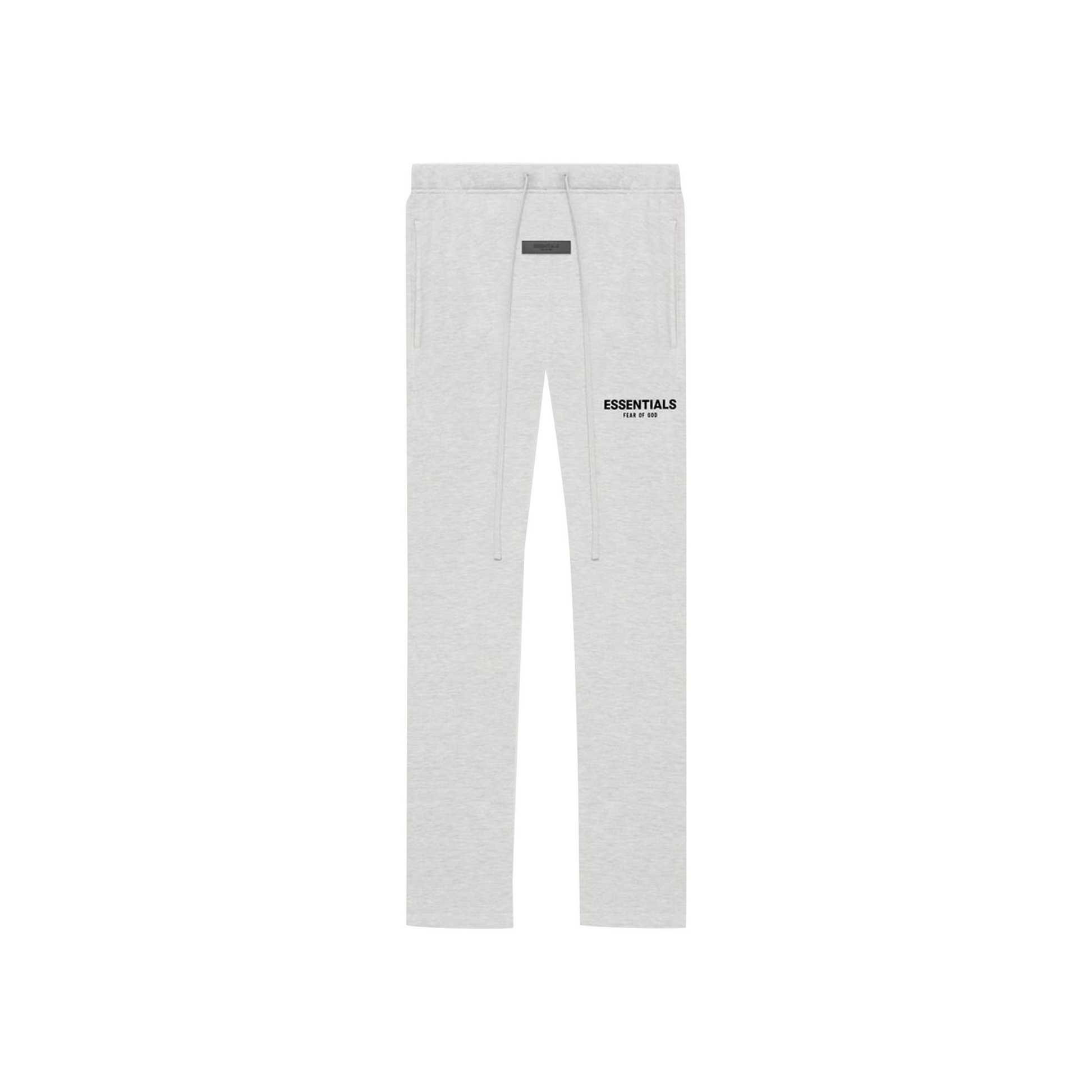 Fear of God Essentials Relaxed Sweatpants Light Oatmeal SS22 Front