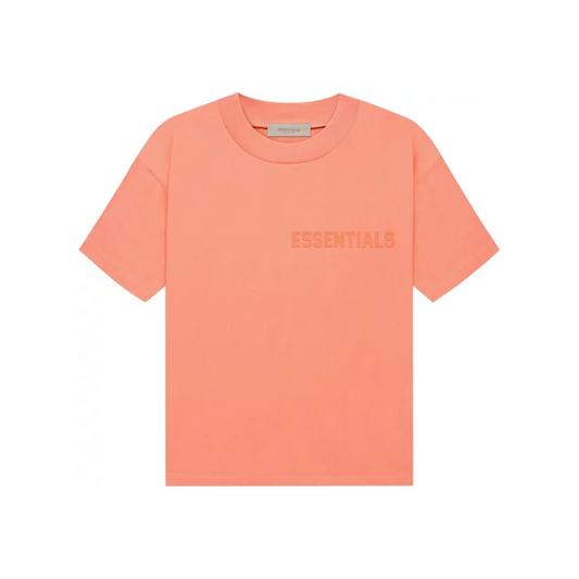 Fear of God Essentials Short Sleeve Tee Coral FW22 Front