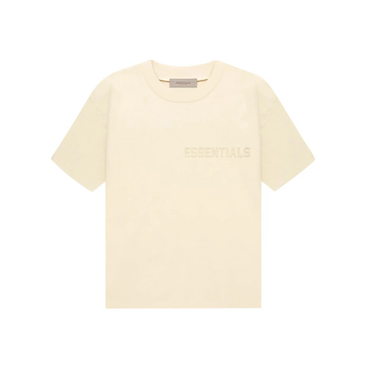 Fear of God Essentials Short Sleeve Tee Egg Shell FW22 Front