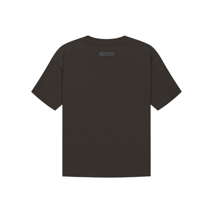 Fear of God Essentials Short Sleeve Tee Off Black FW22 Back