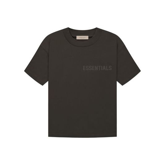 Fear of God Essentials Short Sleeve Tee Off Black FW22 Front