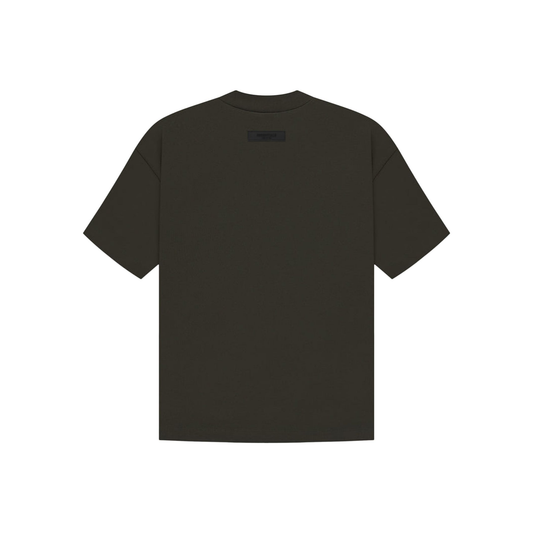 Fear of God Essentials Short Sleeve Tee Off Black FW22 Back