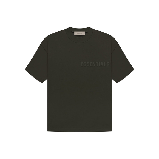 Fear of God Essentials Short Sleeve Tee Off Black FW22 Front