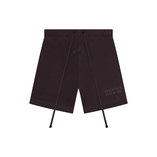Fear of God Essentials Shorts Plum Front