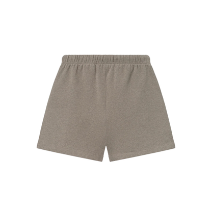Fear of God Essentials Soccer Fleece Shorts Homestead Heather SS25 Back