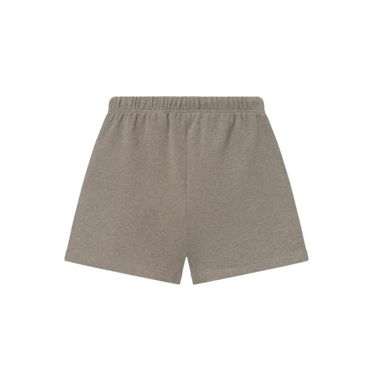 Fear of God Essentials Soccer Fleece Shorts Homestead Heather SS25 Back