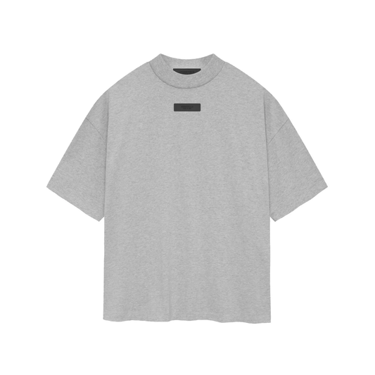 Fear of God Essentials S/S Tee Light Heather Grey SS24 Front
