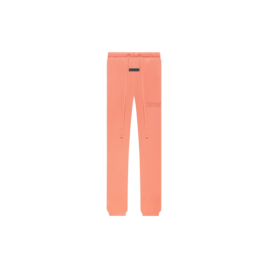 Fear of God Essentials Sweatpants Coral FW22 Front