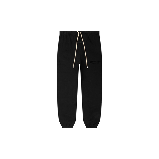 Fear of God Essentials Sweatpants Jet Black FW23 Front