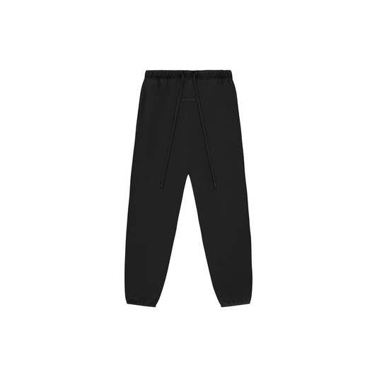 Fear of God Essentials Sweatpants Jet Black SS24 Front