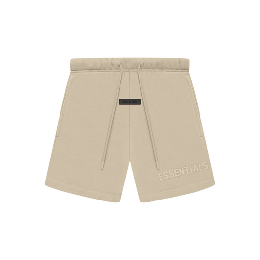 Fear of God Essentials Sweatshorts Dusy Beige FW23 Front