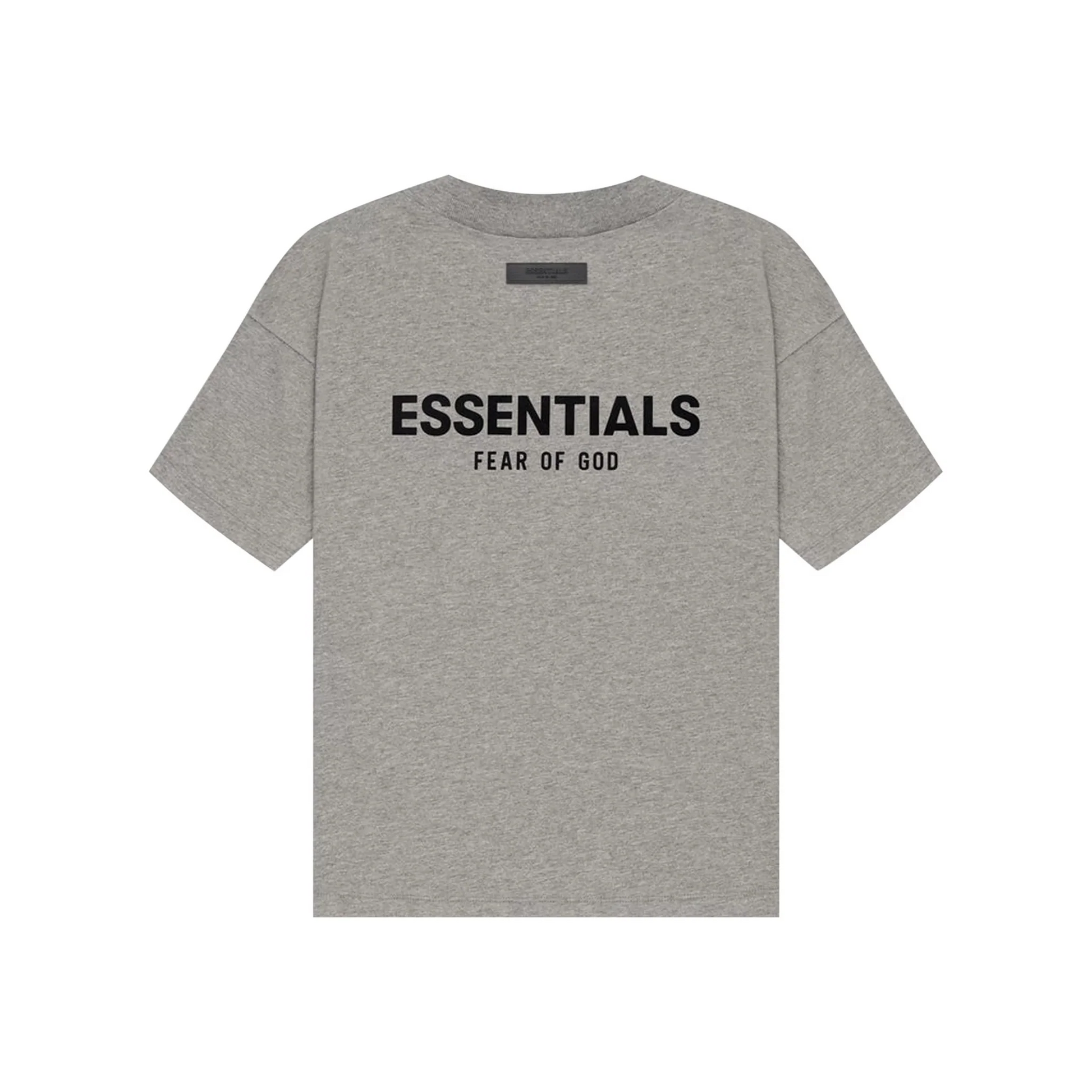 Fear of God Essentials Tee Dark Oatmeal SS22 Back