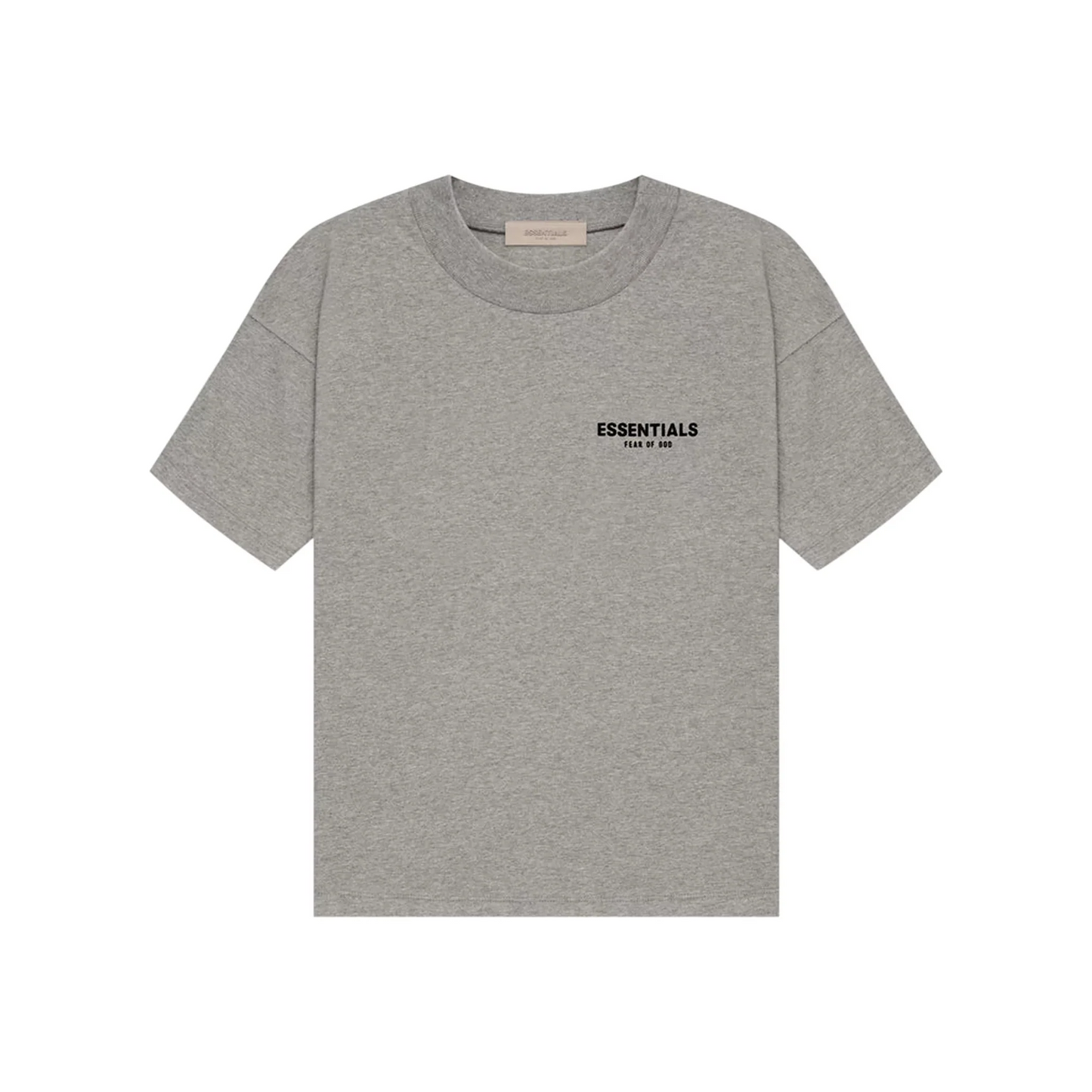 Fear of God Essentials Tee Dark Oatmeal SS22 Front
