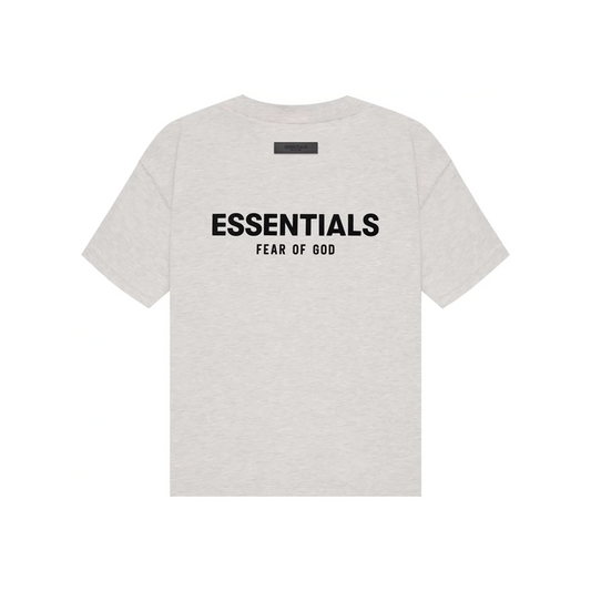 Fear of God Essentials Tee Light Oatmeal SS22 Back