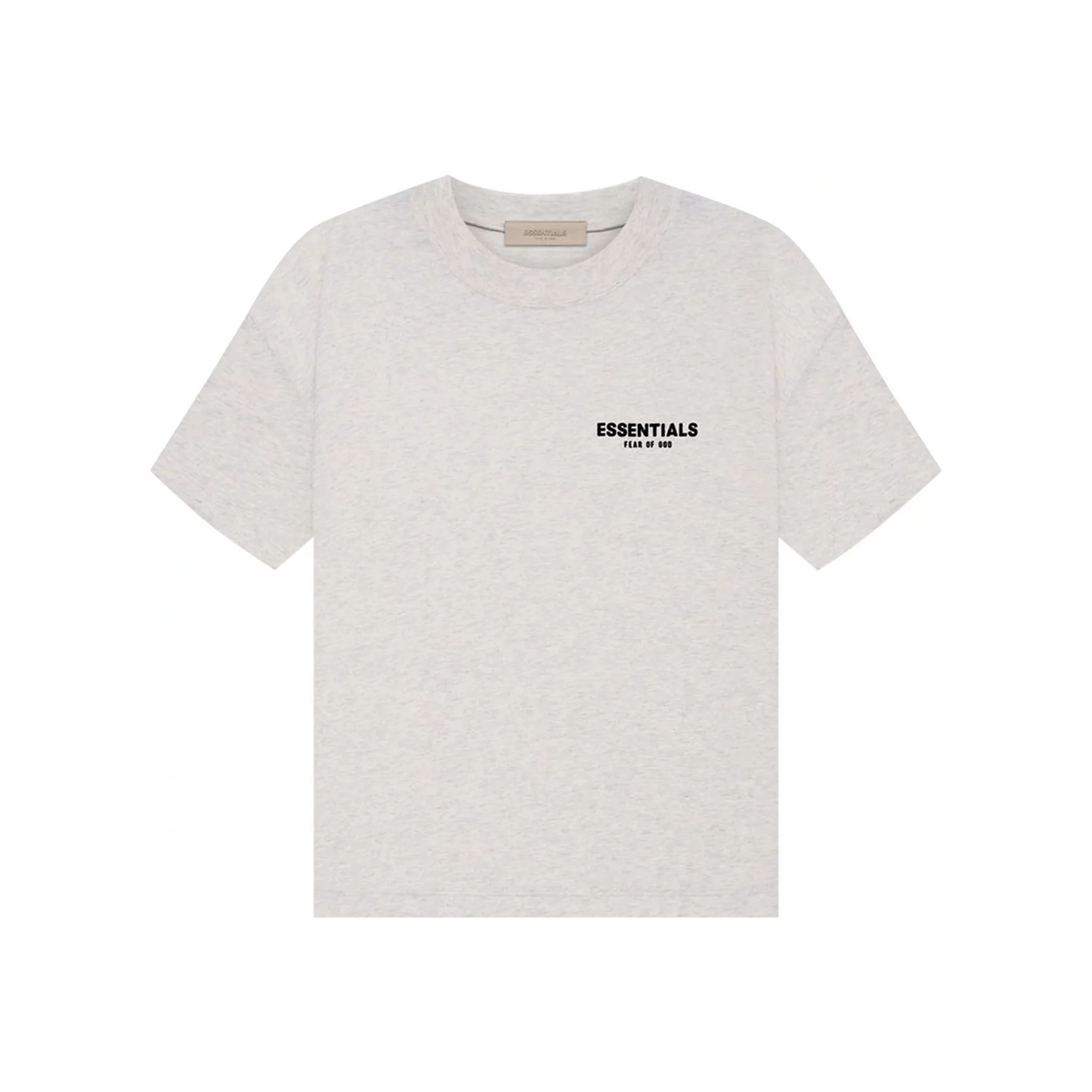 Fear of God Essentials Tee Light Oatmeal SS22 Front