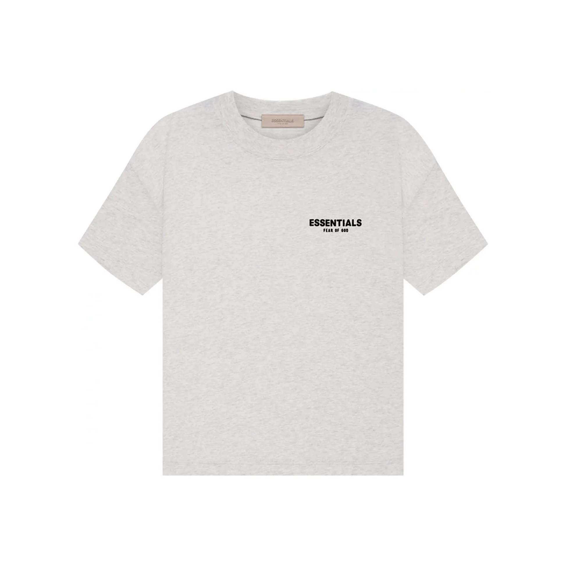 Fear of God Essentials Tee Light Oatmeal SS22 Front