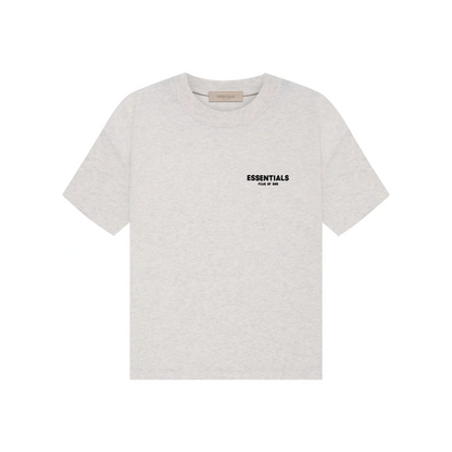 Fear of God Essentials Tee Light Oatmeal SS22 Front