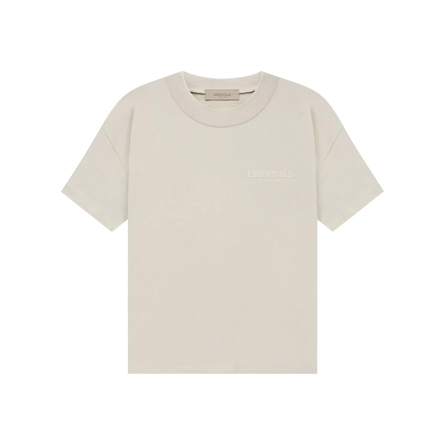 Fear of God Essentials Tee Wheat SS22 Front
