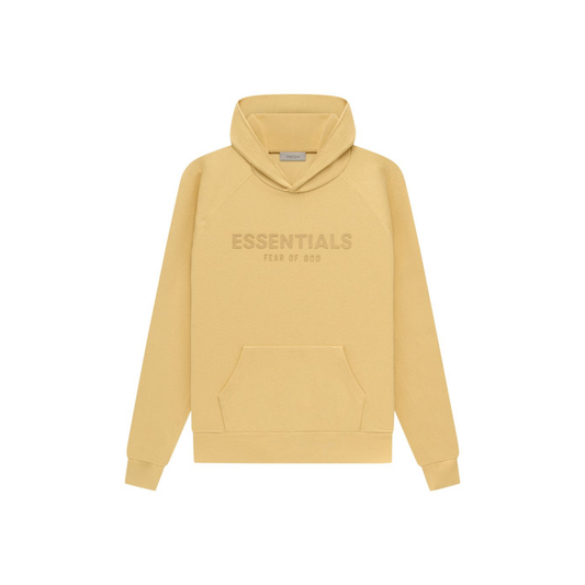 Fear of God Essentials Waffle Raglan Hoodie Light Tuscan SS23 Front