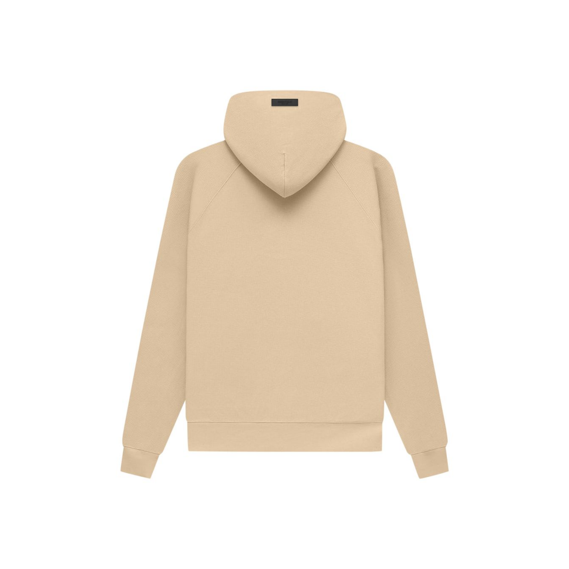 Fear of God Essentials Waffle Raglan Hoodie Sand SS23 Back