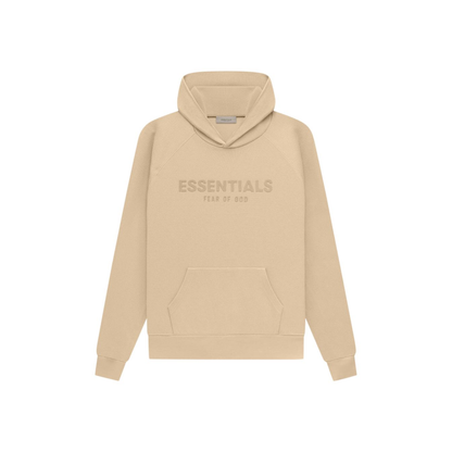 Fear of God Essentials Waffle Raglan Hoodie Sand SS23 Front