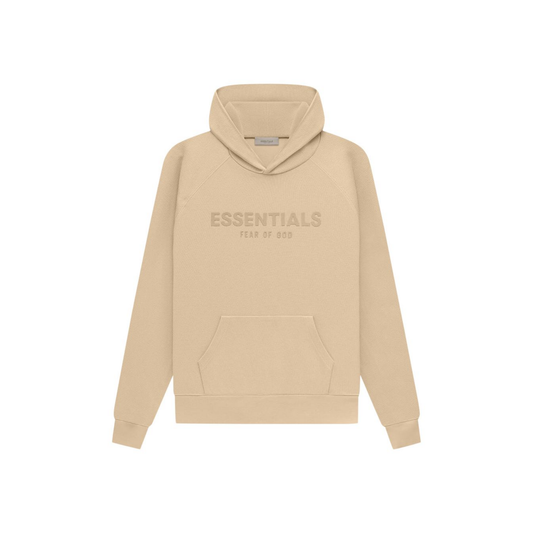 Fear of God Essentials Waffle Raglan Hoodie Sand SS23 Front