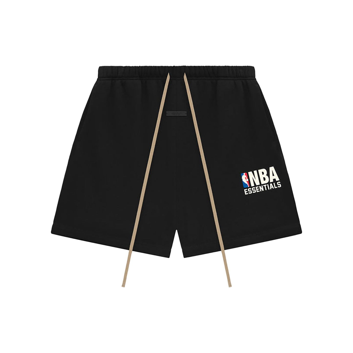 Fear of God Essentials x NBA Sweatshorts Black FW24 Front
