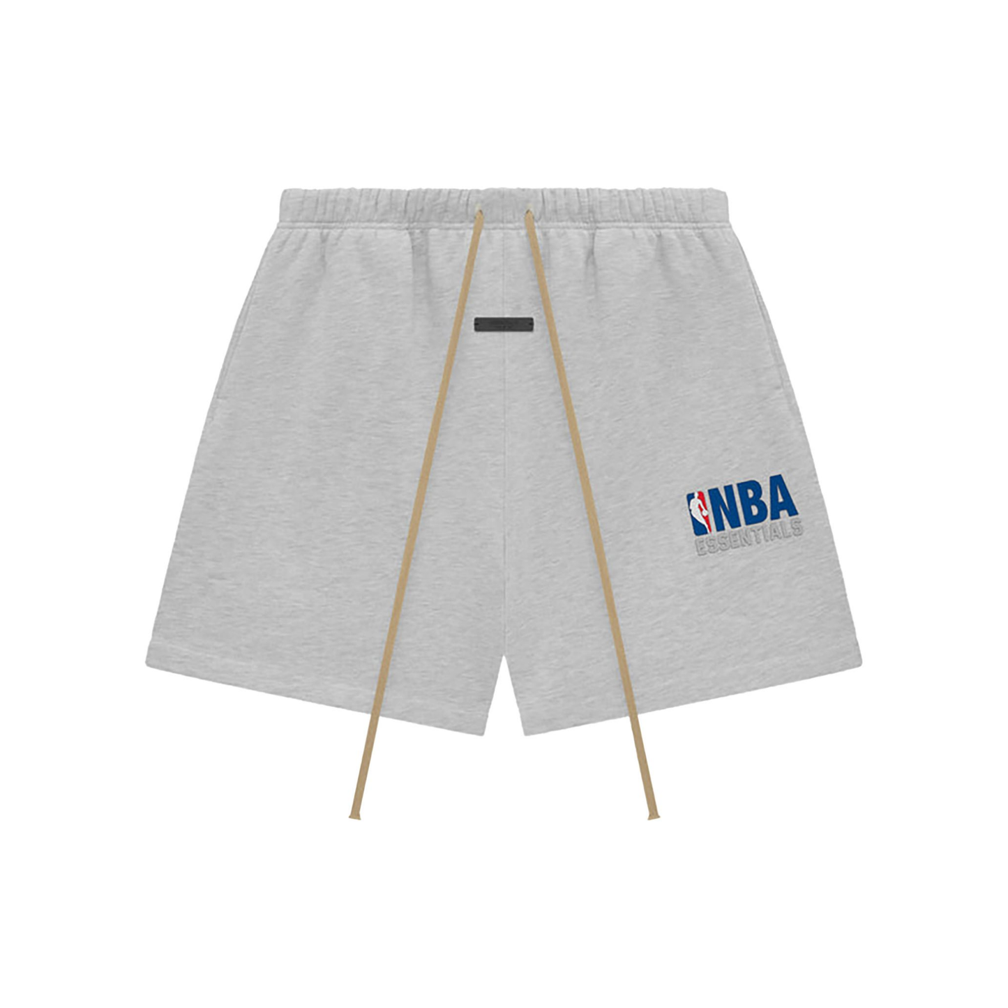 Fear of God Essentials x NBA Sweatshorts Light Heather FW24 Front